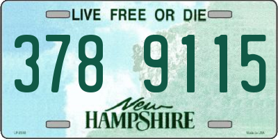 NH license plate 3789115