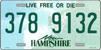 NH license plate 3789132