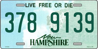 NH license plate 3789139