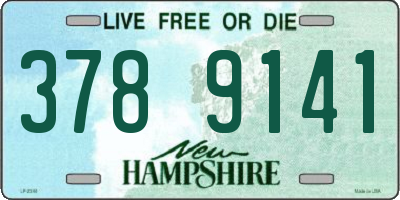 NH license plate 3789141
