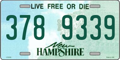 NH license plate 3789339