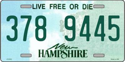 NH license plate 3789445