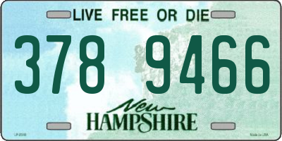 NH license plate 3789466