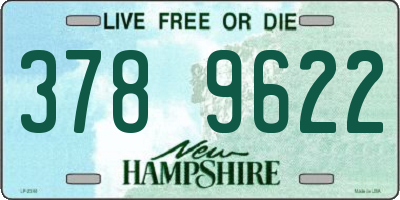 NH license plate 3789622