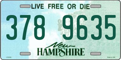 NH license plate 3789635