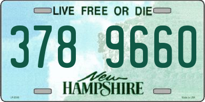 NH license plate 3789660