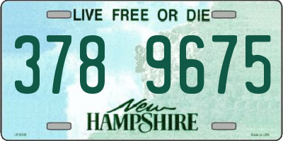 NH license plate 3789675