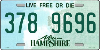 NH license plate 3789696