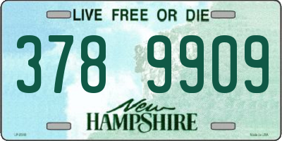 NH license plate 3789909
