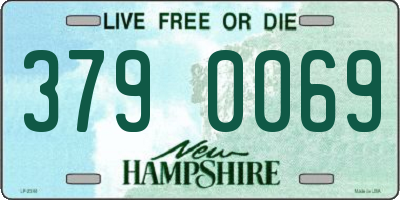 NH license plate 3790069