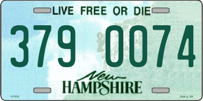 NH license plate 3790074