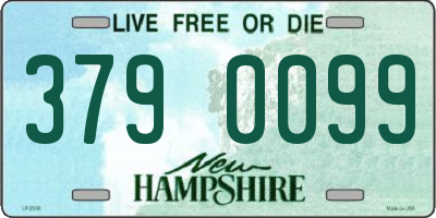 NH license plate 3790099