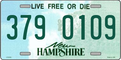 NH license plate 3790109