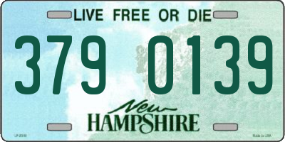 NH license plate 3790139