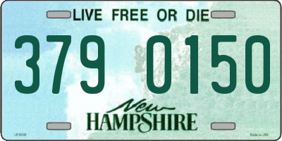 NH license plate 3790150