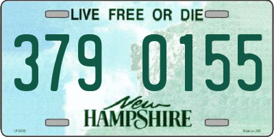 NH license plate 3790155