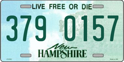 NH license plate 3790157