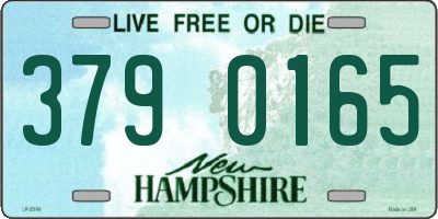 NH license plate 3790165