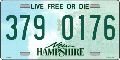 NH license plate 3790176