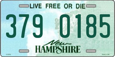 NH license plate 3790185