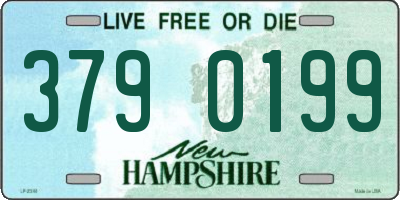 NH license plate 3790199