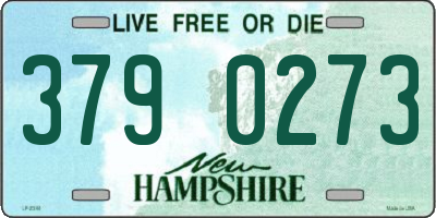 NH license plate 3790273