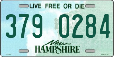 NH license plate 3790284