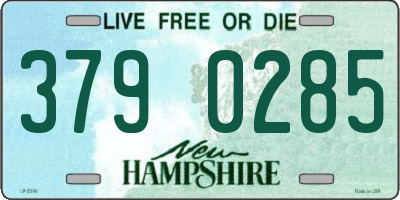 NH license plate 3790285