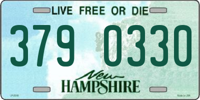 NH license plate 3790330