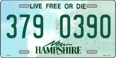 NH license plate 3790390