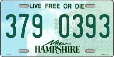 NH license plate 3790393