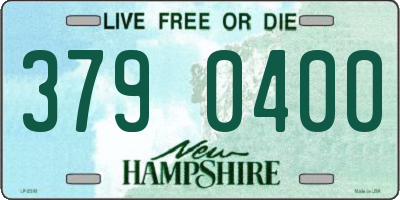 NH license plate 3790400