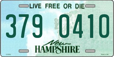 NH license plate 3790410