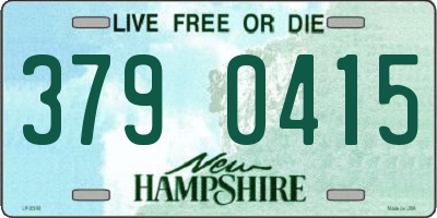 NH license plate 3790415