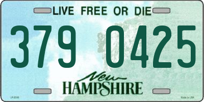 NH license plate 3790425
