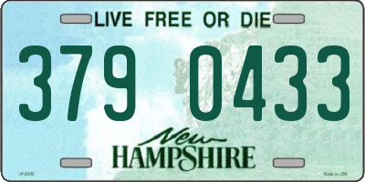 NH license plate 3790433