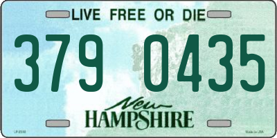 NH license plate 3790435