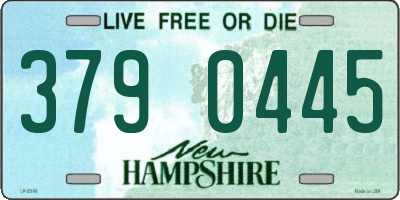 NH license plate 3790445