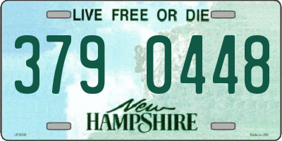 NH license plate 3790448