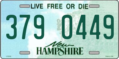 NH license plate 3790449