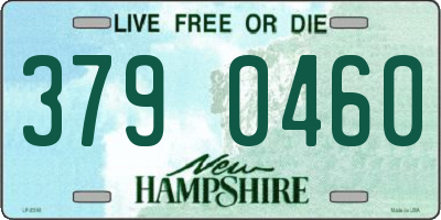 NH license plate 3790460