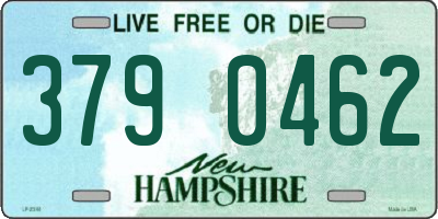 NH license plate 3790462