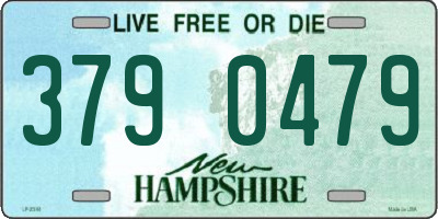 NH license plate 3790479