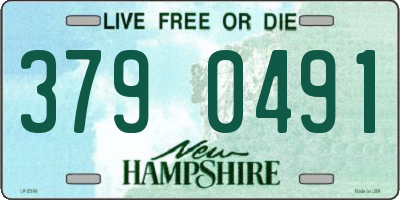 NH license plate 3790491