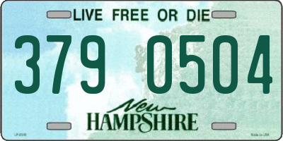 NH license plate 3790504