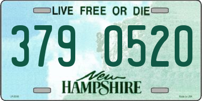 NH license plate 3790520
