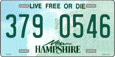 NH license plate 3790546