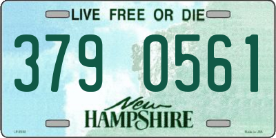 NH license plate 3790561