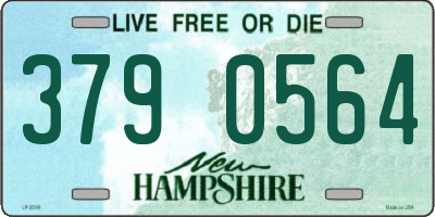 NH license plate 3790564