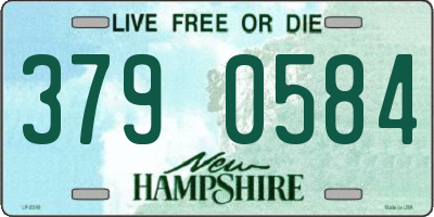 NH license plate 3790584